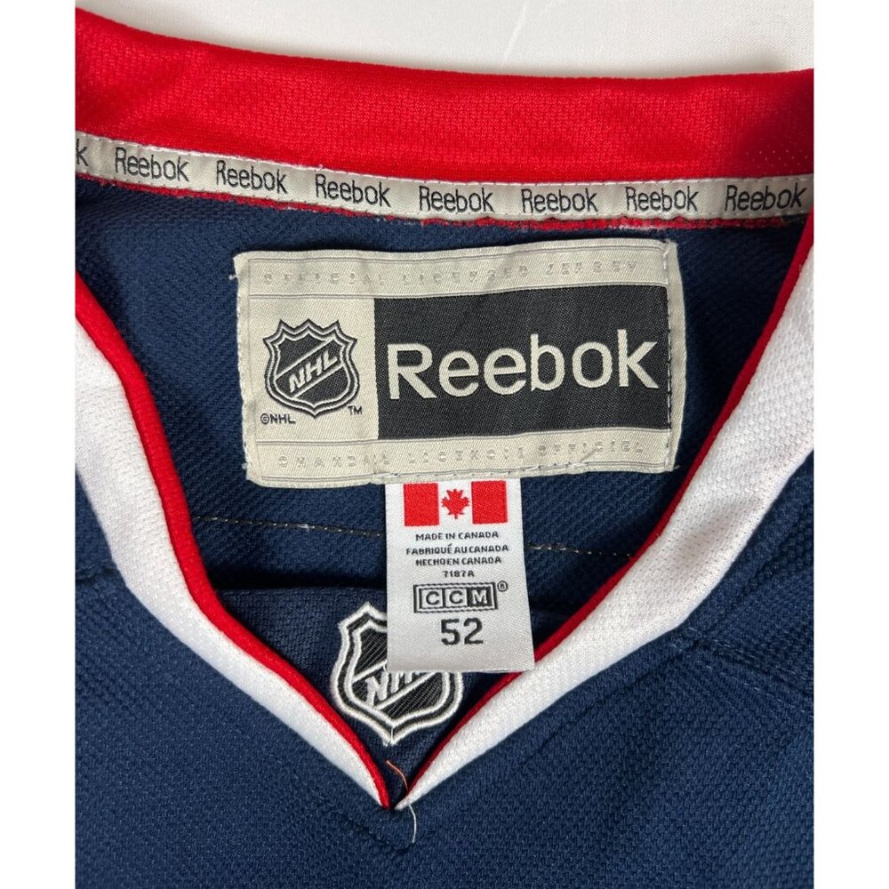 Reebok NHL Columbus Blue Jackets Men’s 52 Navy Blue Premier Hockey Jersey Canada - Picture 3 of 9